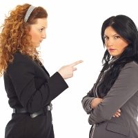 Manager conflict employee woman